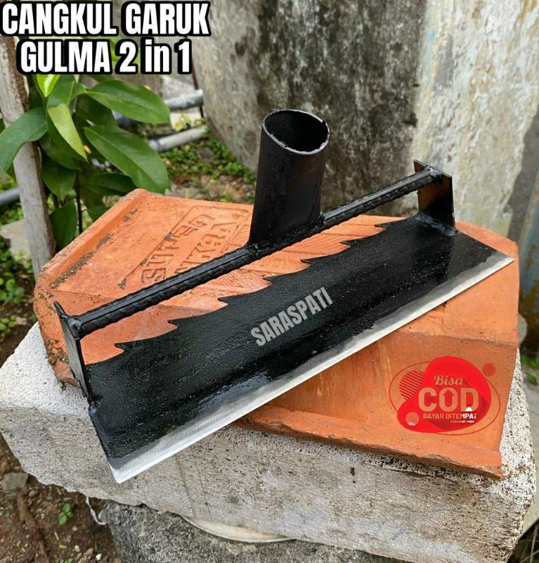Alat Garuk rumput liar gulma asli baja - Cangkul Garuk super tajam 2 in ...
