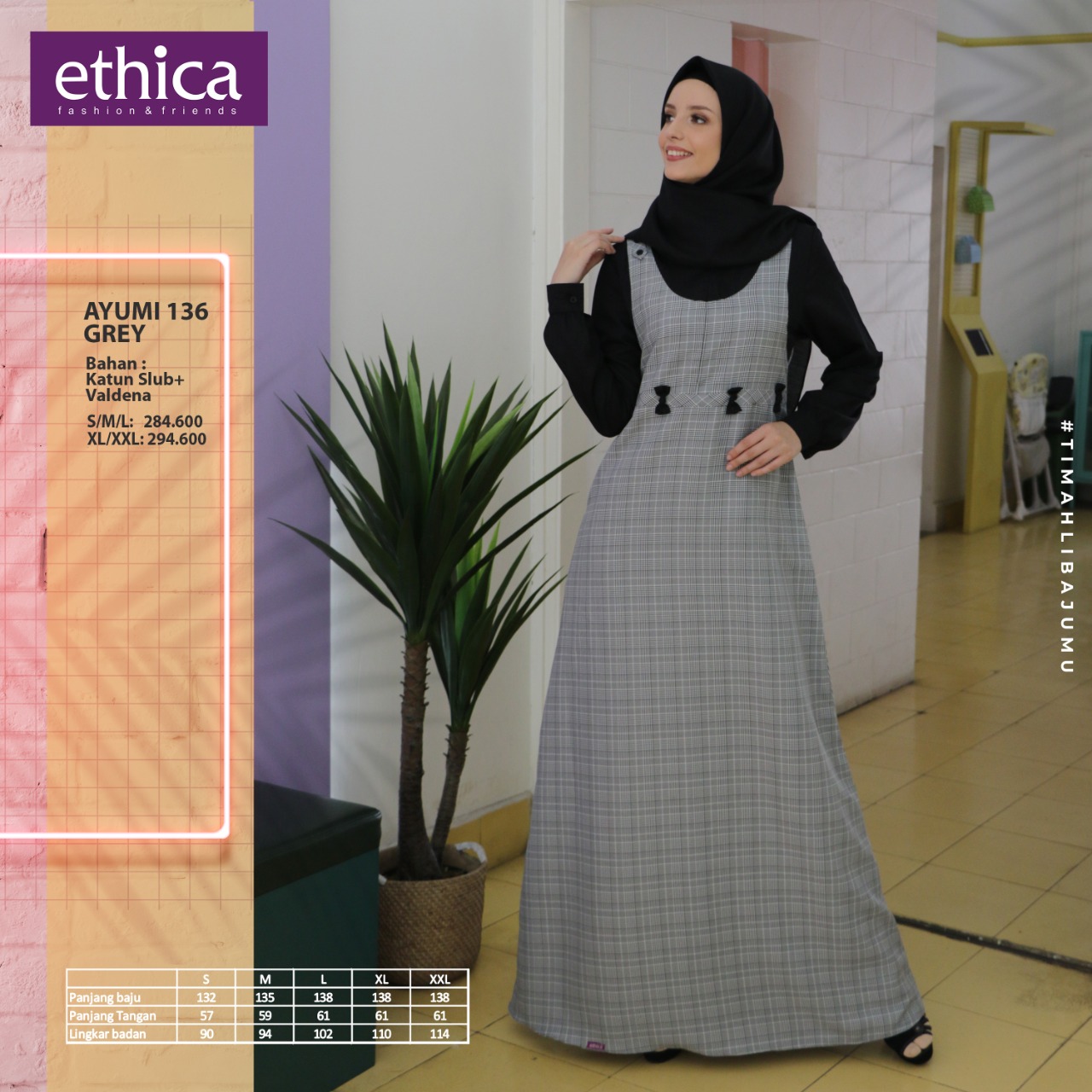 Gamis Ethica Ayumi 136 Membeli Jualan Online Baju Muslim Jumpsuit Dengan Harga Murah Lazada Indonesia