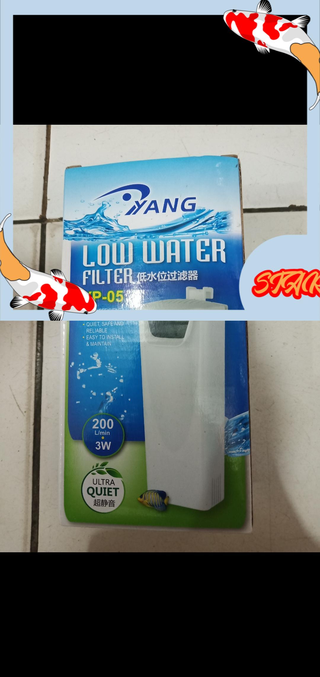 terrarium filter low water YANG YP 05 reptile kura kura cray fish air