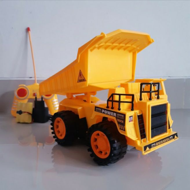 Mainan Remote Control Dump Truck RC Car Mobil Truk Tambang Lazada