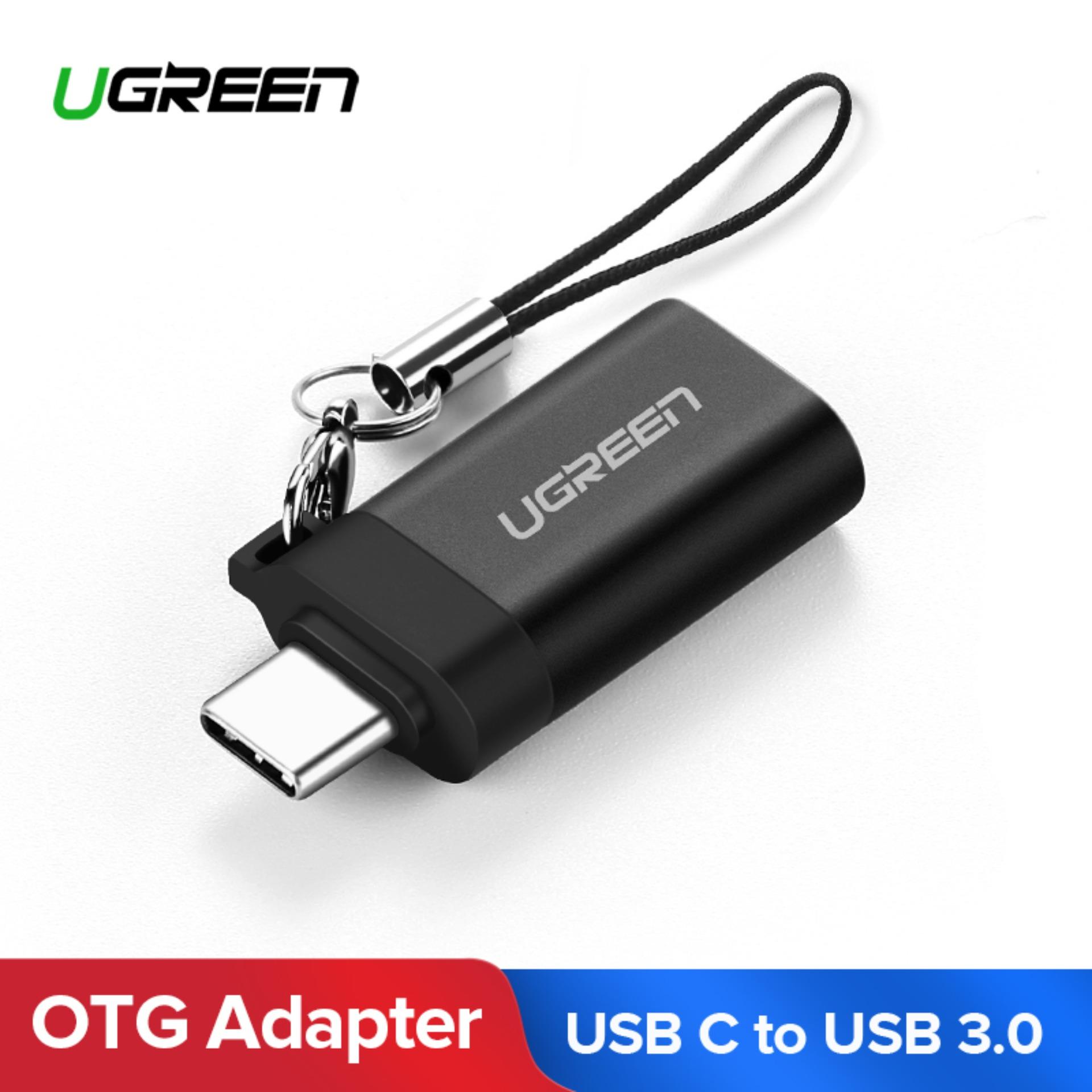 UGREEN Jenis C untuk USB 3.0 Adaptor Usb C OTG Adaptor untuk Chromebook MacBook Huawei P9/P10/P20 /Mate 9/Mate 10 Samsung S8 Xiaomi 4C Perhubungan 5X6 P LG G5-Internasional