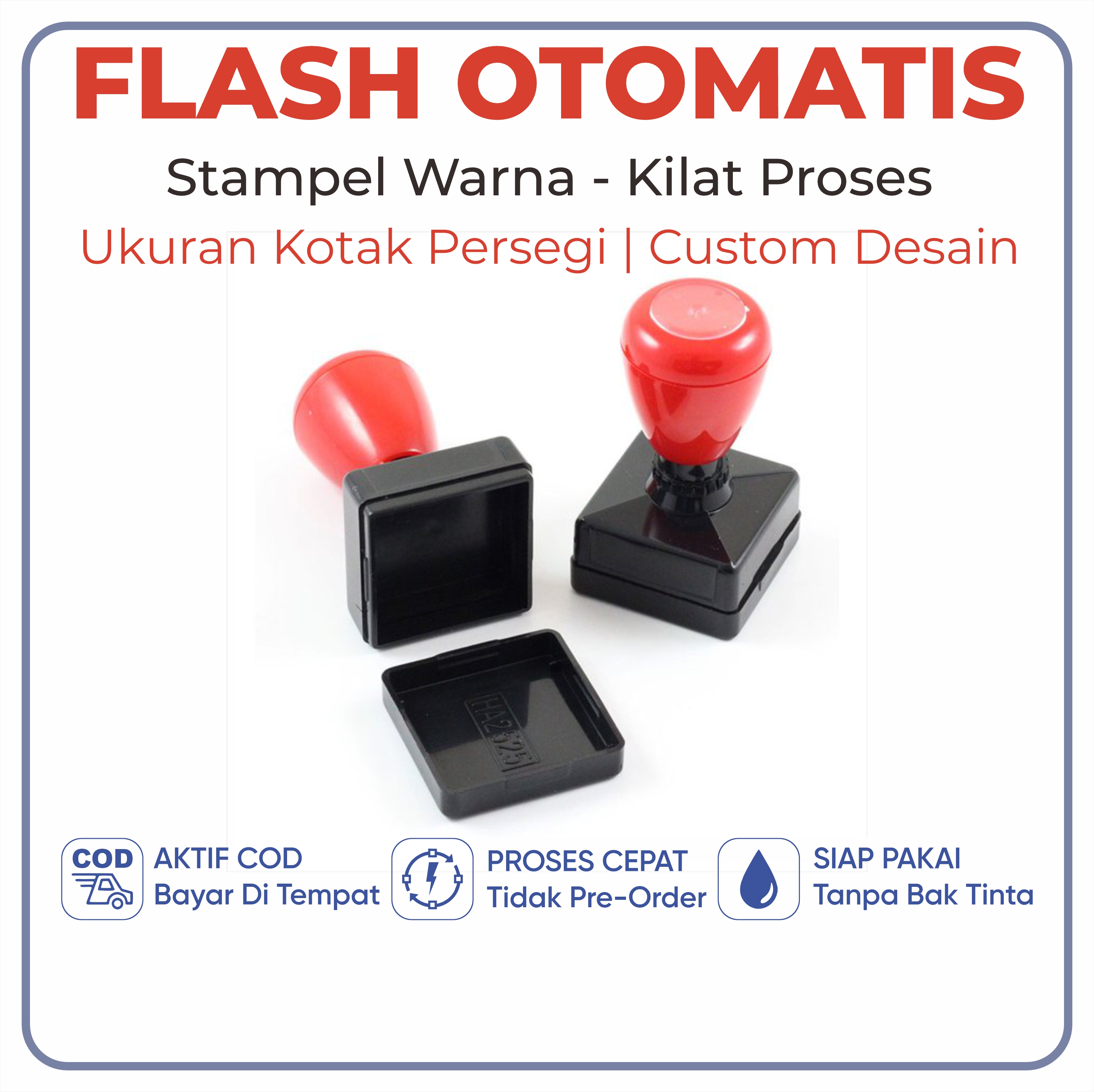 STEMPEL FLASH KOTAK, STEMPEL LUNAS, STEMPEL CUSTOM, STEMPEL OTOMATIS ...