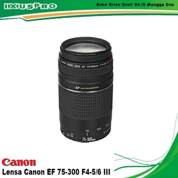 Lensa Canon Ef 75 300 F4 5 6 Lll Lensa Tele Canon Slr Lazada Indonesia