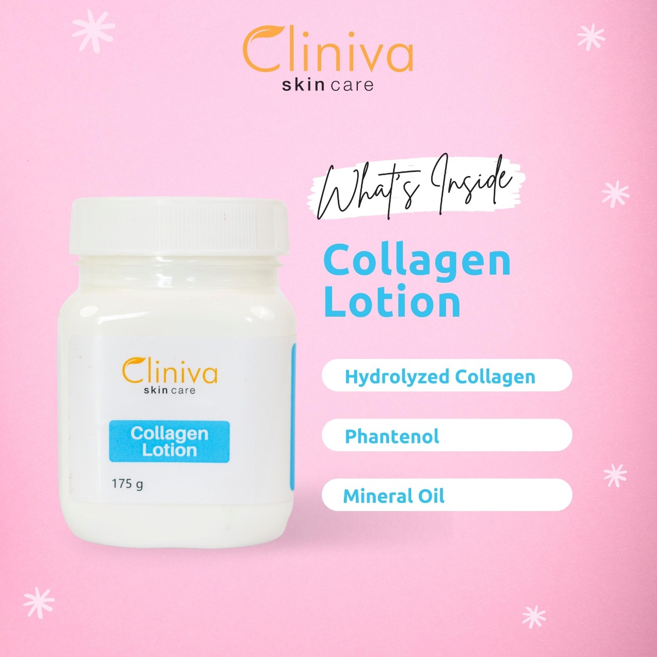 Beli 1 Gratis 1 Cliniva Collagen Lotion (2 PCS) 10 Kali Mencerahkan