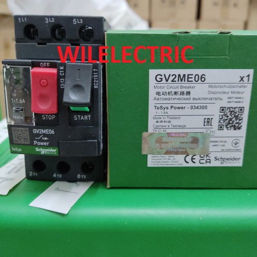 Schneider Thermis Motor Circuit Breaker GV2ME06 GV2ME 06 ( 1 - 1.6 A ...