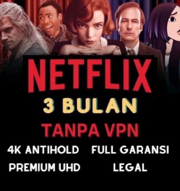 Netflix Premium Ultra Hd 4k Full Garansi Hokiflix Lazada Indonesia