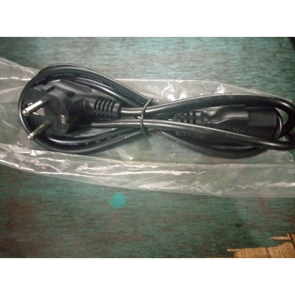 Kabel Power CPU atau monitor ke listrik 3 Pin Kaki 2 Lazada Indonesia
