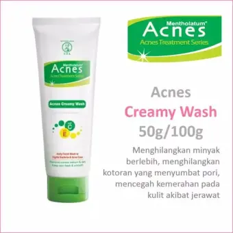 Acnes Creamy Wash 50gr 100gr Facial Wash Sabun Pencuci Wajah Untuk Kulit Berjerawat Pembersih Wajah Cleanser Skincare Wajah Perawatan Kulit Lazada Indonesia