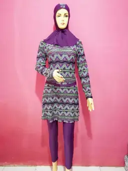 Baju Renang Muslimah Dewasa Terdapat Cup Bra