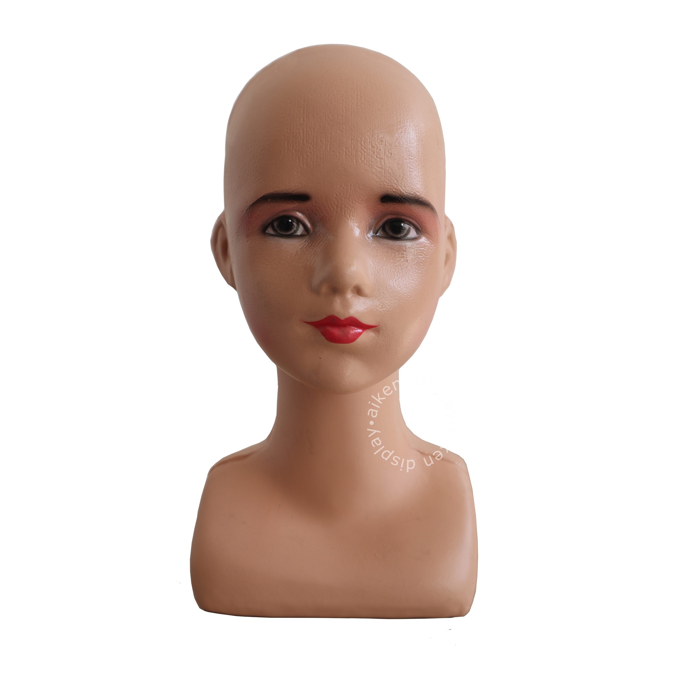 Manekin kepala anak plastik , display topi, manekin plastik, manekin