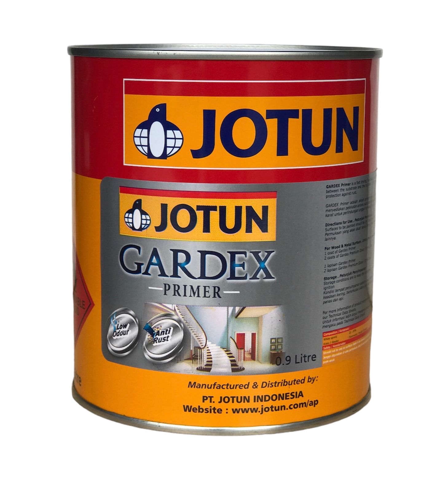 Jotun Gardex Primer 0.9 liter - Cat Dasar Anti Karat untuk Besi dan ...