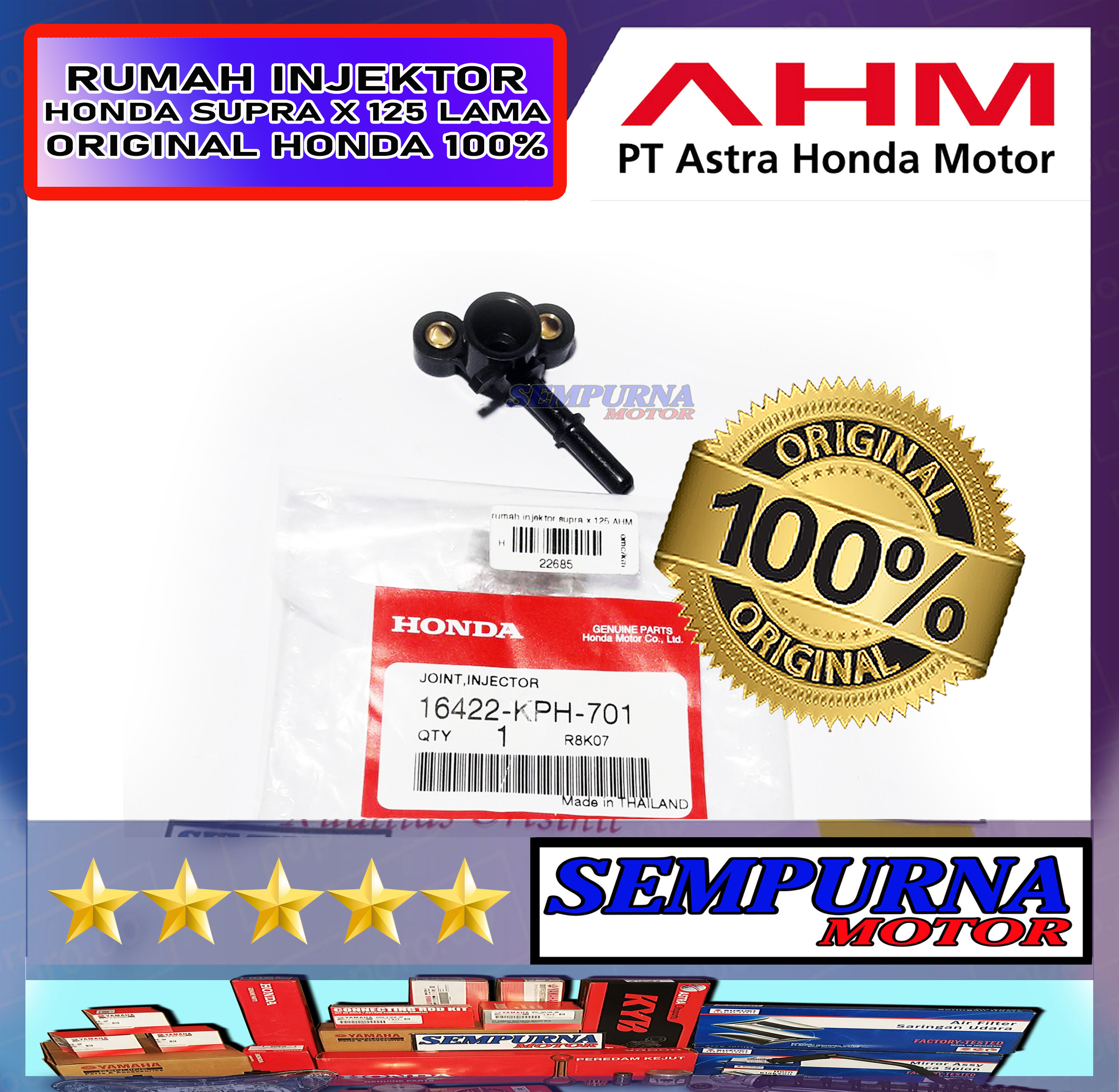 Genuine Honda Spare Part 16422-HP5-602, JOINT,INJECTOR, CS250
