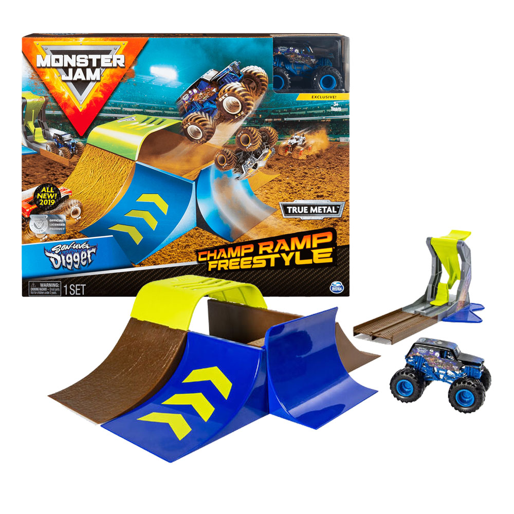 monster jam champ ramp freestyle