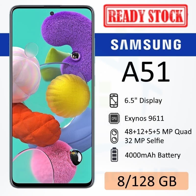 Samsung A51 Ram 8128 GB Garansi Resmi SEIN 8GB 128GB Galaxy Memory - Technical View