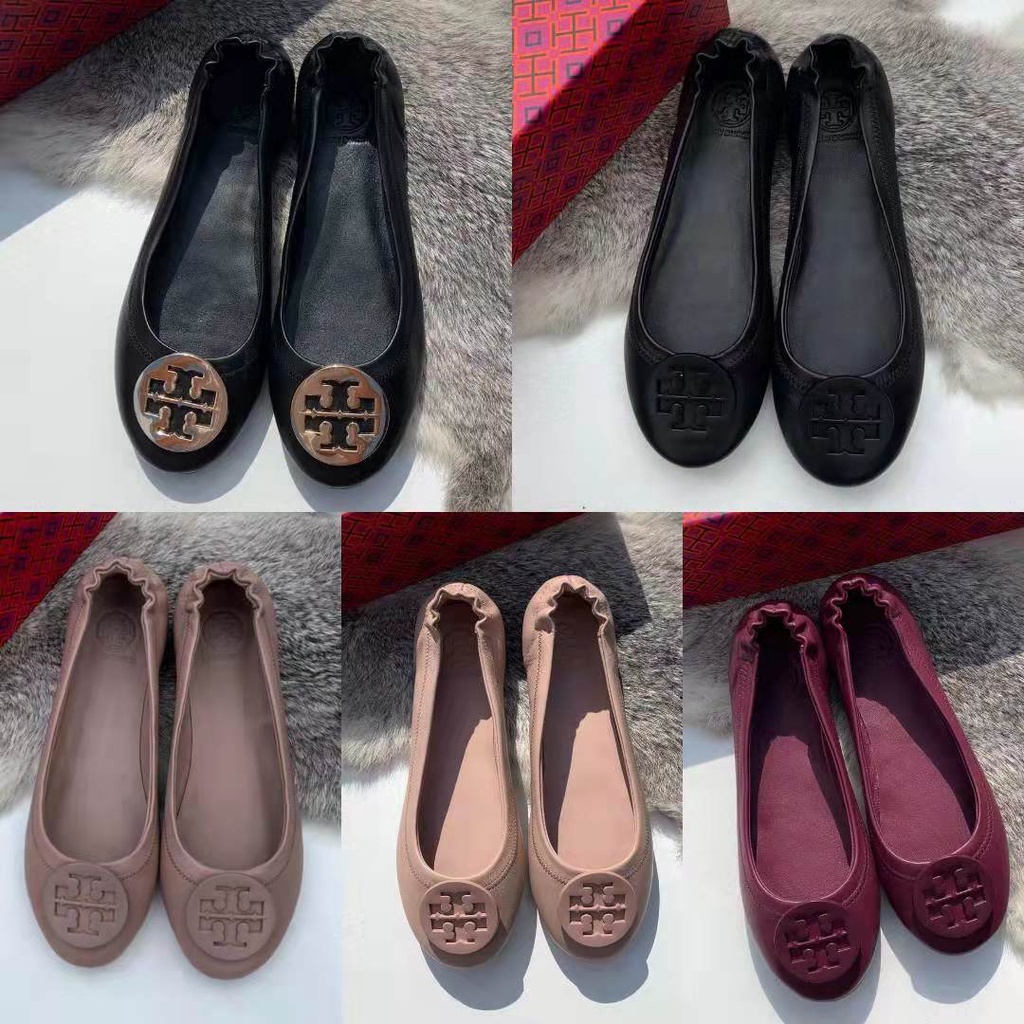 ORIGINAL Sepatu TORY BURCH Flat Shoes Minnie Travel Ballet | Lazada  Indonesia