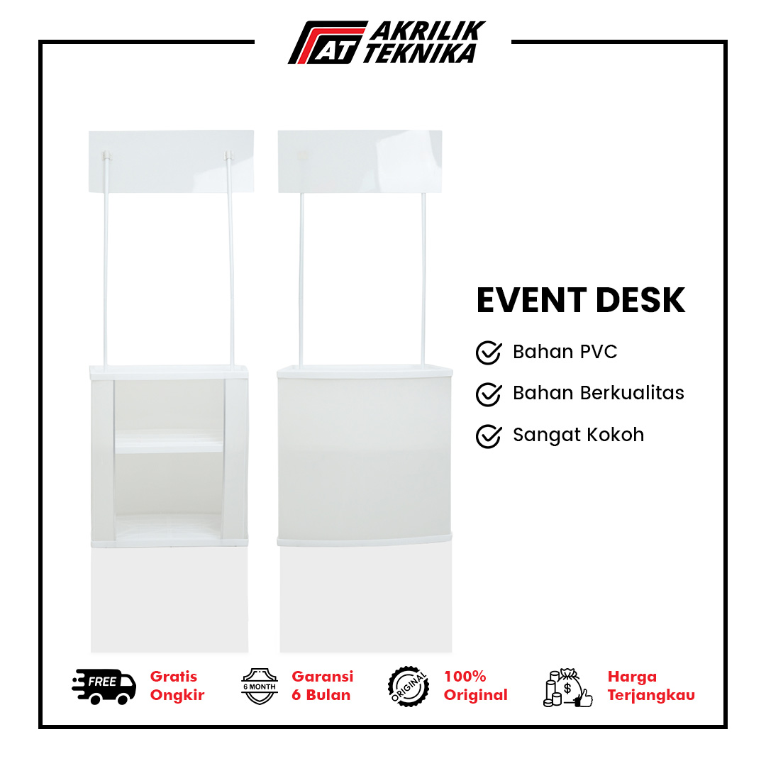 EVENT DESK / MEJA PROMOSI / MEJA PAMERAN / BOOTH PORTABLE AKRILIK ...