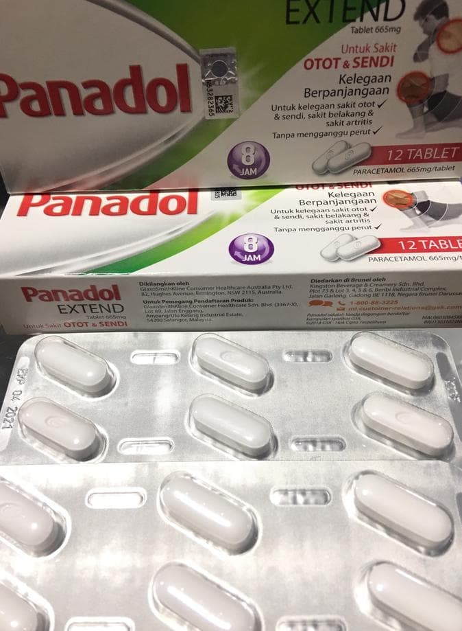 Panadol Extend Import Utk Nyeri Otot Sendi Salep Dan Krim Isi 12tablet Lazada Indonesia