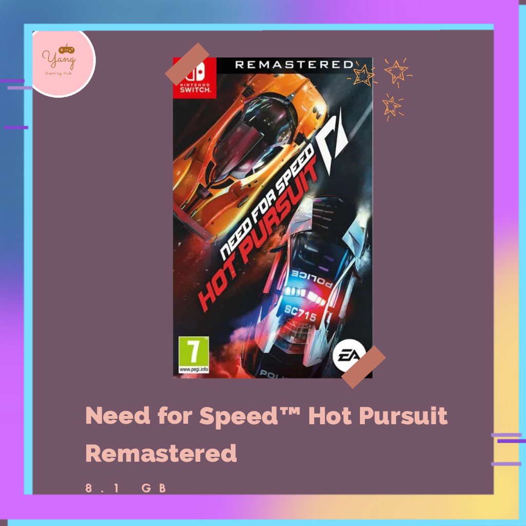 Need for Speed Hot Pursuit Remastered Nfs Nintendo Switch | Lazada ...