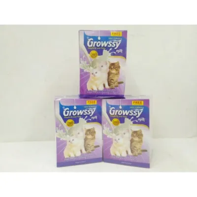 Susu Growssy 20gr (1 SACHET) |Susu Kucing Growssy|Nutrisi Kucing|Susu Anak Kucing