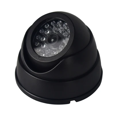 【New Arrival】Dummy Dome Fake Security Camera CCTV 30pc False IR LED W/ Flashing Red LED Light
