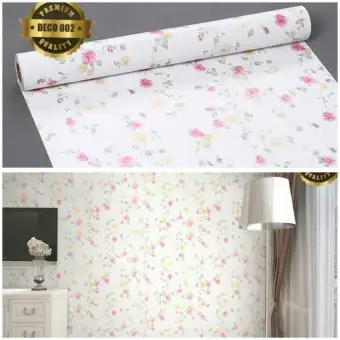 Termurah Dan Bisa Cod Grosir Murah Wallpaper Sticker Dinding Bunga Mawar Kecil Pink Berdaun Sedia Juga Wallpaper Dinding Kamar Tidur Cewek Wallpaper Dinding Karakter Wallpaper Dinding Ruang Tamu Elegan Wallpaper Dinding Murah Wallpaper Dinding Polos