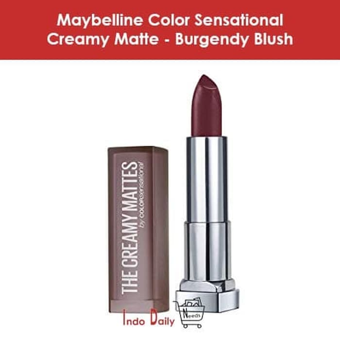 maybelline burgundy matte lipstick