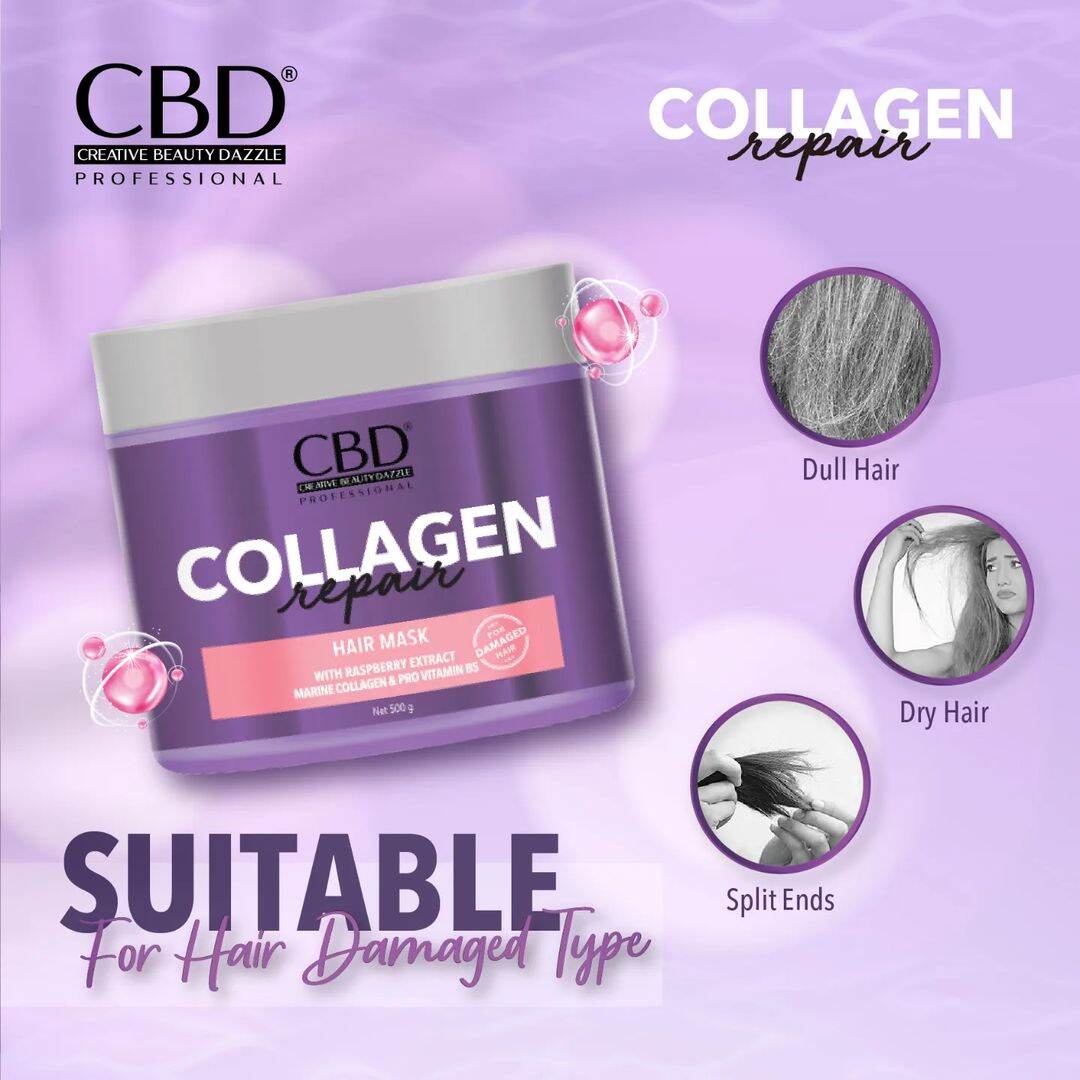 CBD HAIR MASK KERATIN COLOR SHIELD COLLAGEN 500 GR Lazada