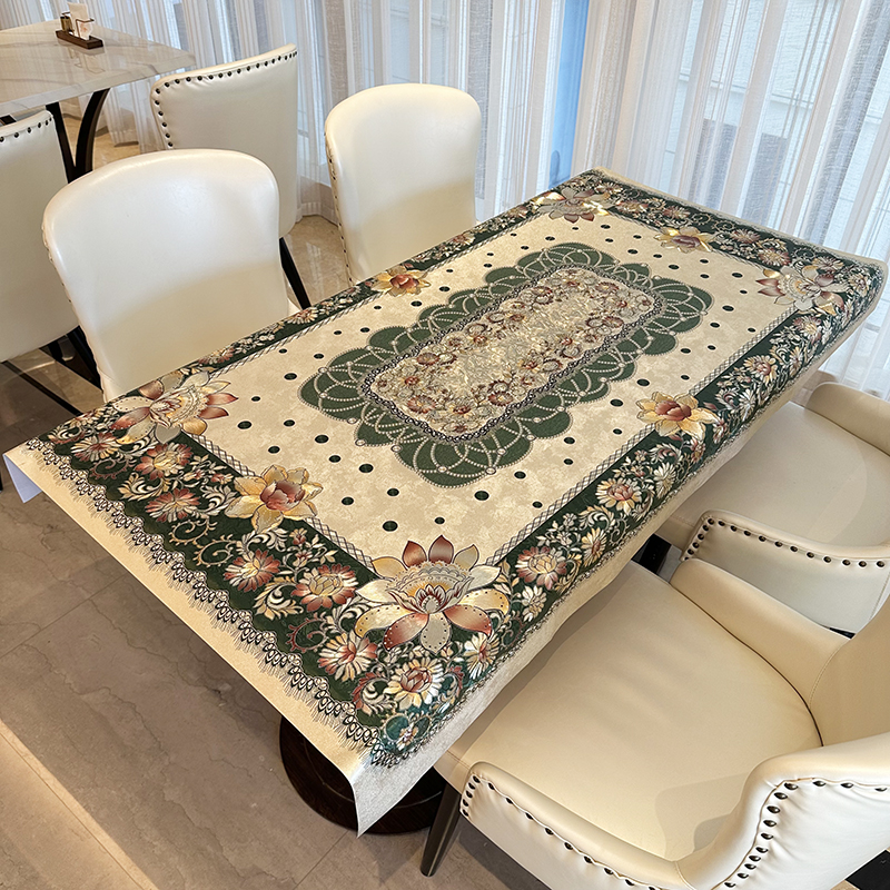 Taplak Meja PVC Motif Mewah Anti Air