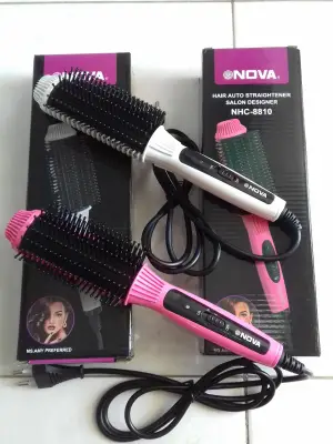 Catok Rambut Nova NHC-8810 / Hair Auto Straightener Salon Designer