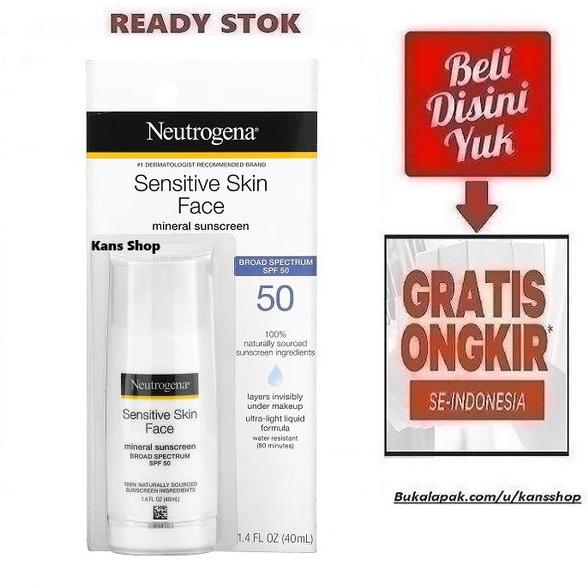 neutrogena sensitive skin spf 50