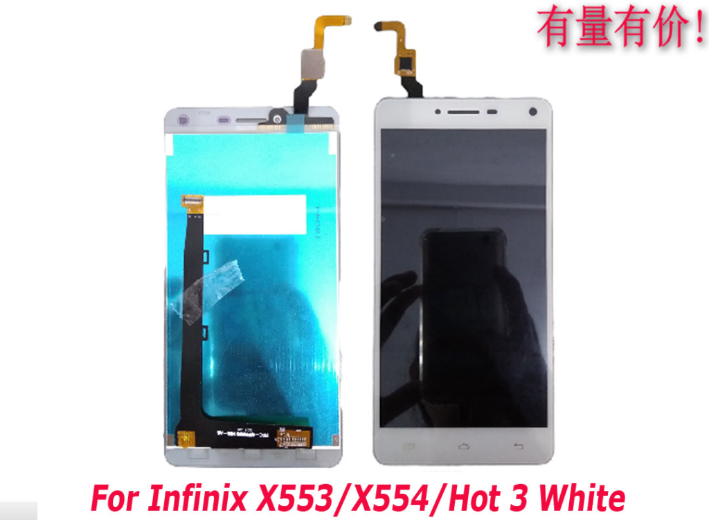 Lcd Touchscreen Infinix X553 X554 Hot 3 White Lcd Ts Infinix Lazada Indonesia
