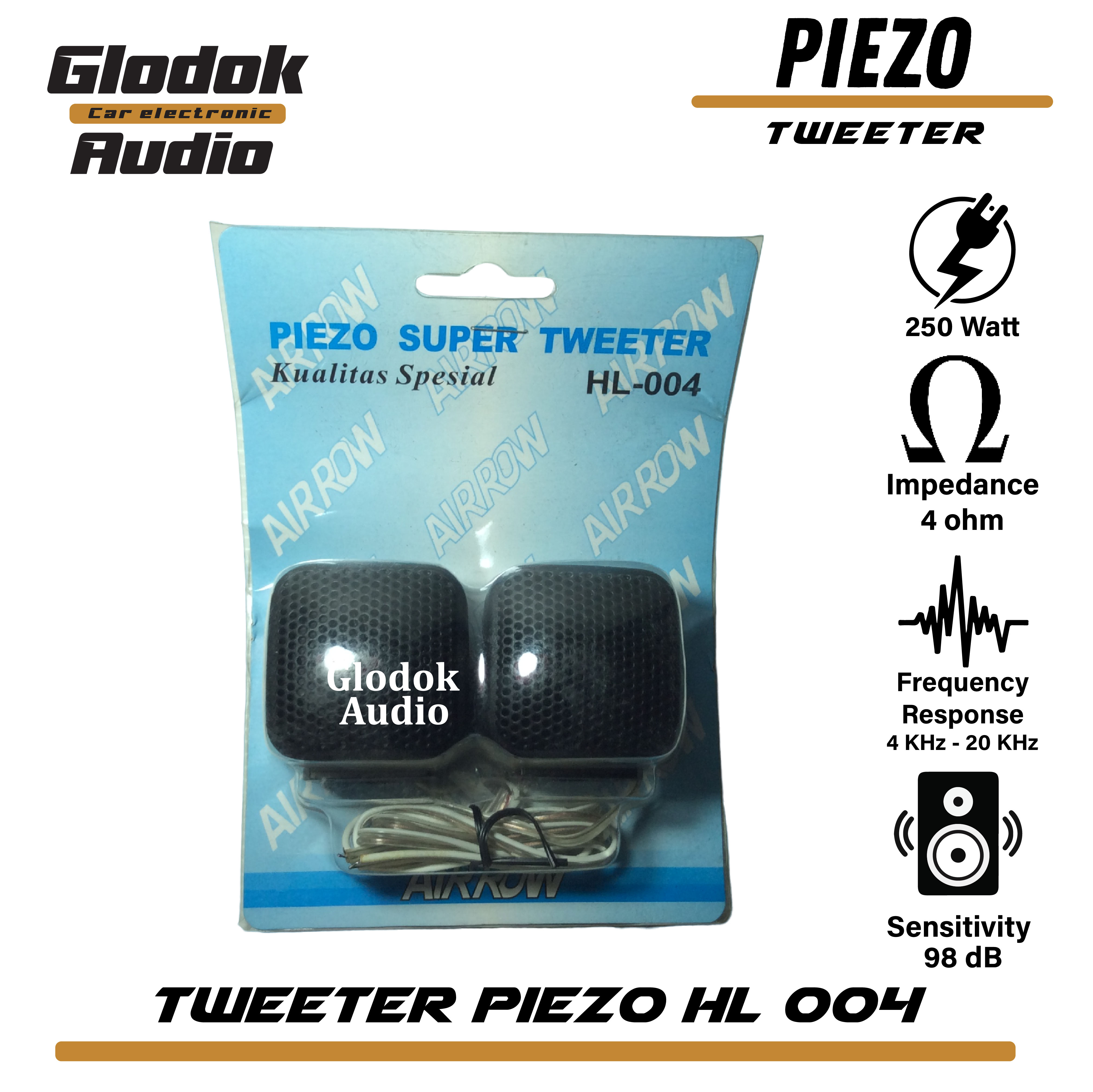 tweeter Speaker Mobil Piezo HL 004 sepasang Lazada Lazada