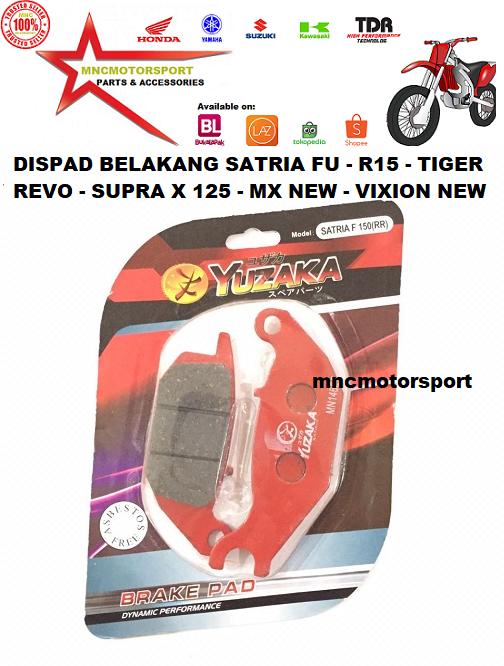 Discpad Dispad Disc Pad Kanvas Kampas Kain Rem Belakang Rr Satria Fu R15 Tiger Revo Supra X 125 Jupiter Mx New Vixion New Yuzaka By Mncmotorsport