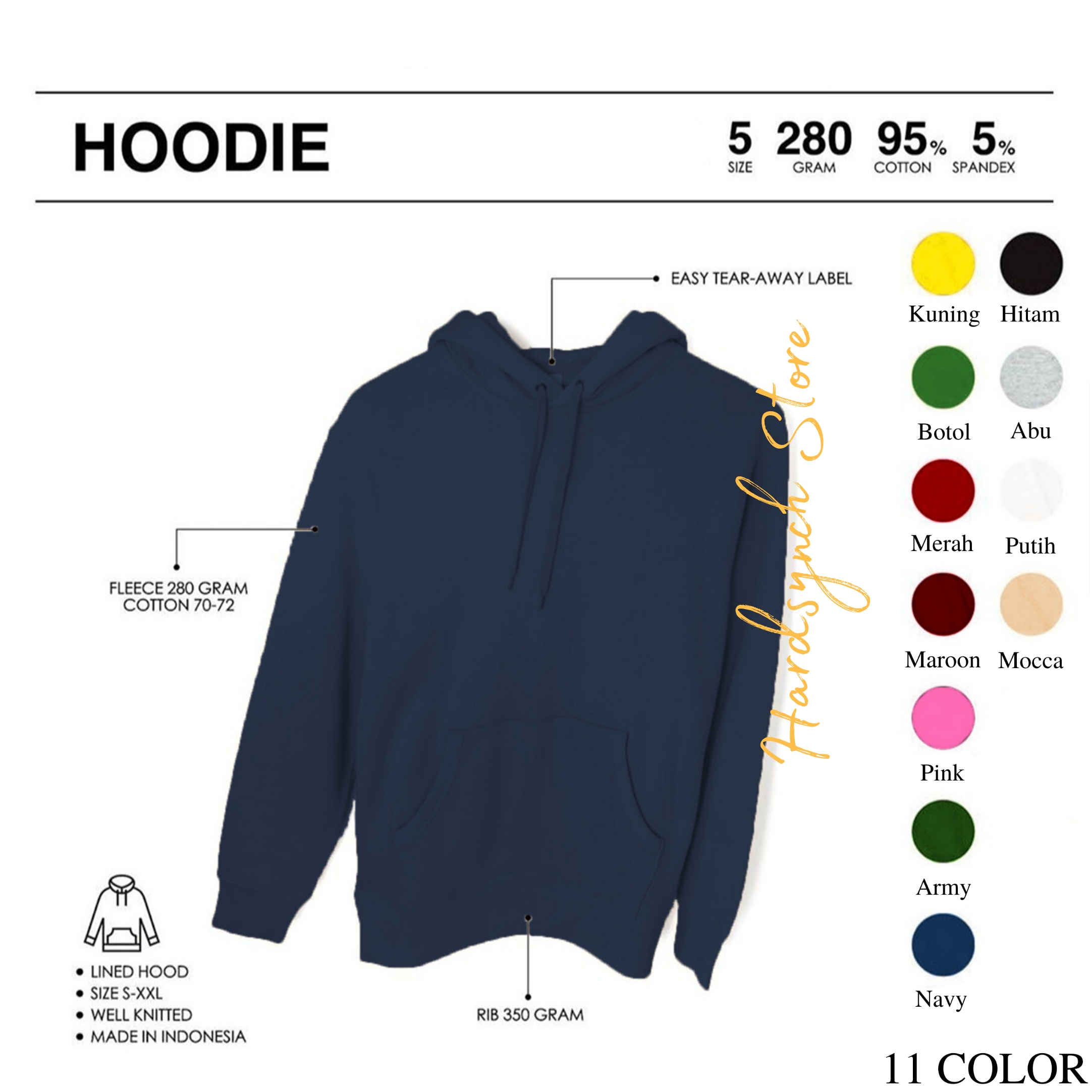 jual hoodie polos