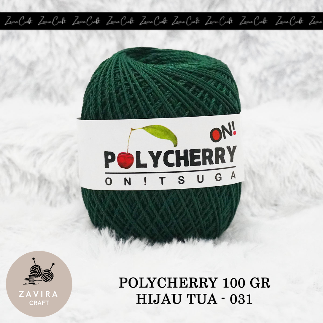 BENANG RAJUT POLYCHERRY ONITSUGA 100 GR - SERI HIJAU | Lazada Indonesia