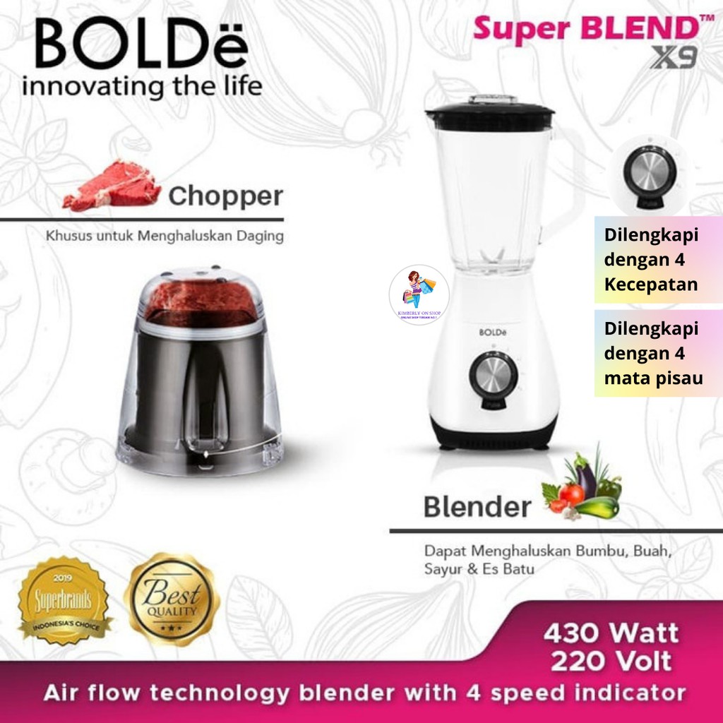 BOLDe Super Blend X9 / Blender Lazada Indonesia