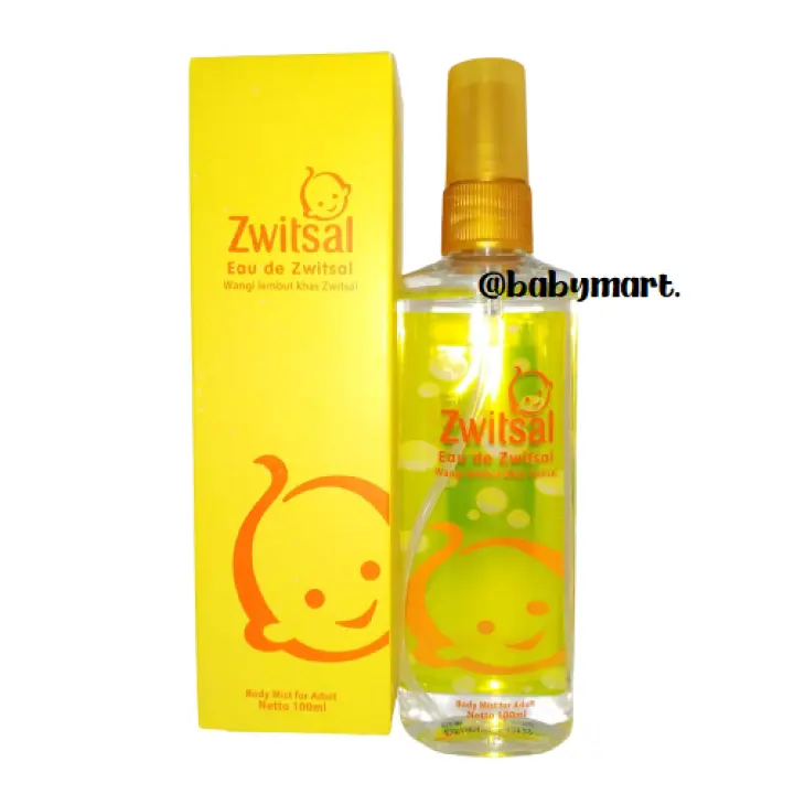 zwitsal eau de toilette body mist 100ml