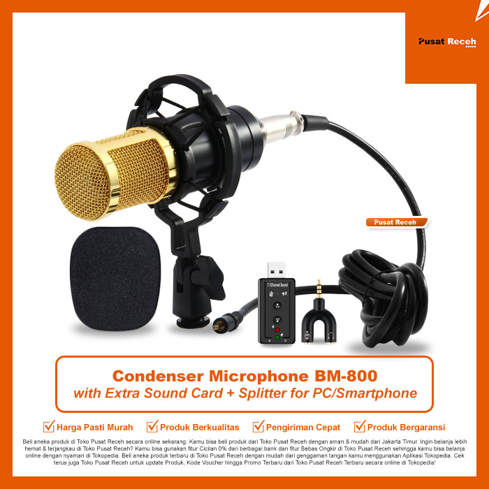 Jual Mic Rekaman Jernih Terbaru Lazada Co Id