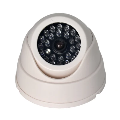 【Super Affordable】Dummy Dome Fake Security Camera CCTV 30pc False IR LED W/ Flashing Red LED Light