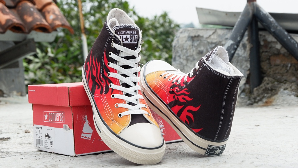 converse flame high