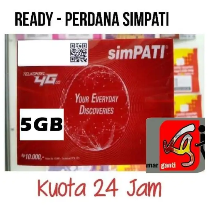 Perdana Telkomsel 6 Gb Data Simpati 1 Gb Kuota Internet Tsel 5gb 4g Lazada Indonesia