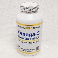 California Omega 3 Premium Fish Oil 180 mg EPA / 120 mg DHA 240 Softgels
