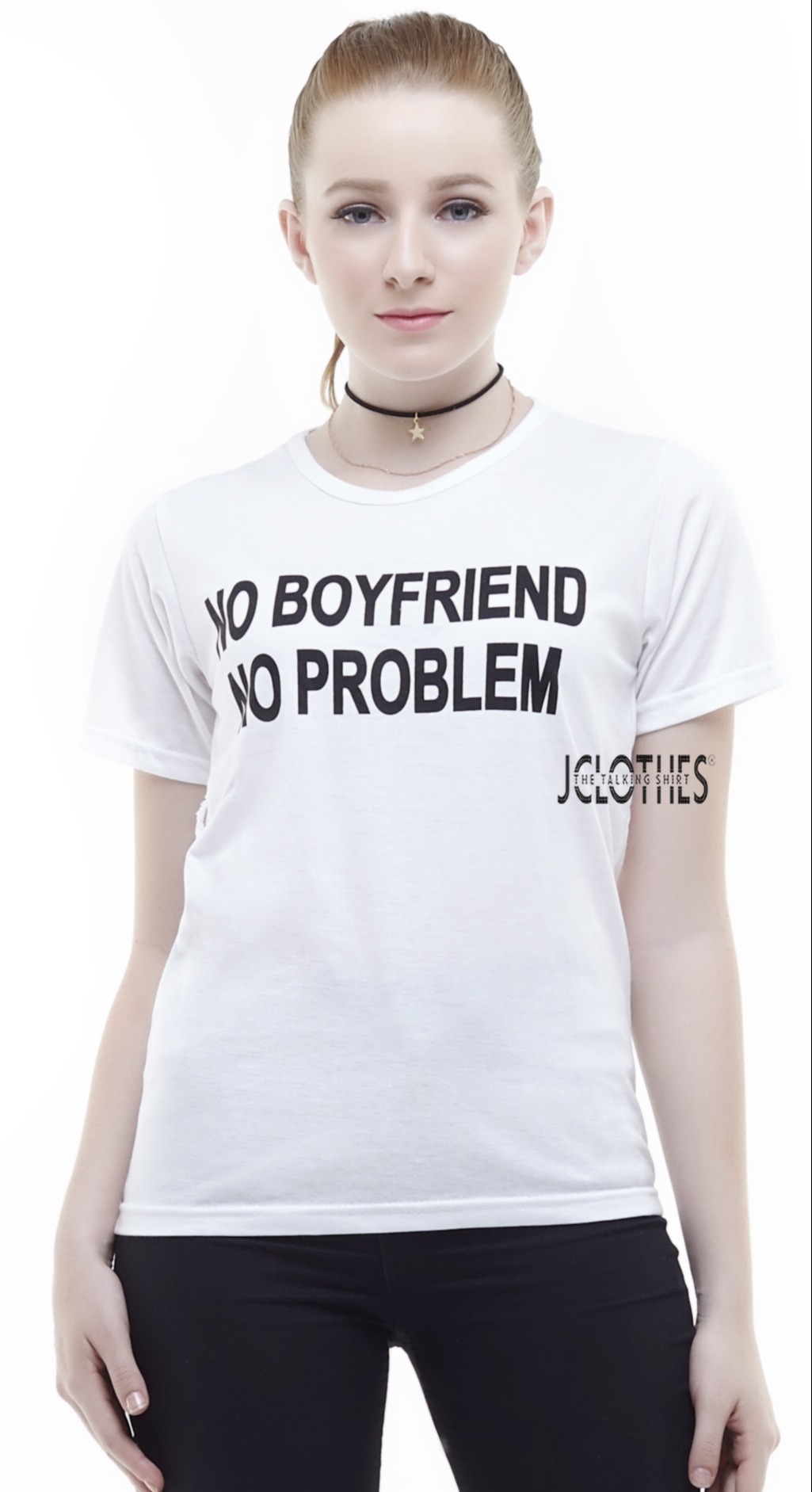 LENORA Kaos Wanita No Boyfriend No 