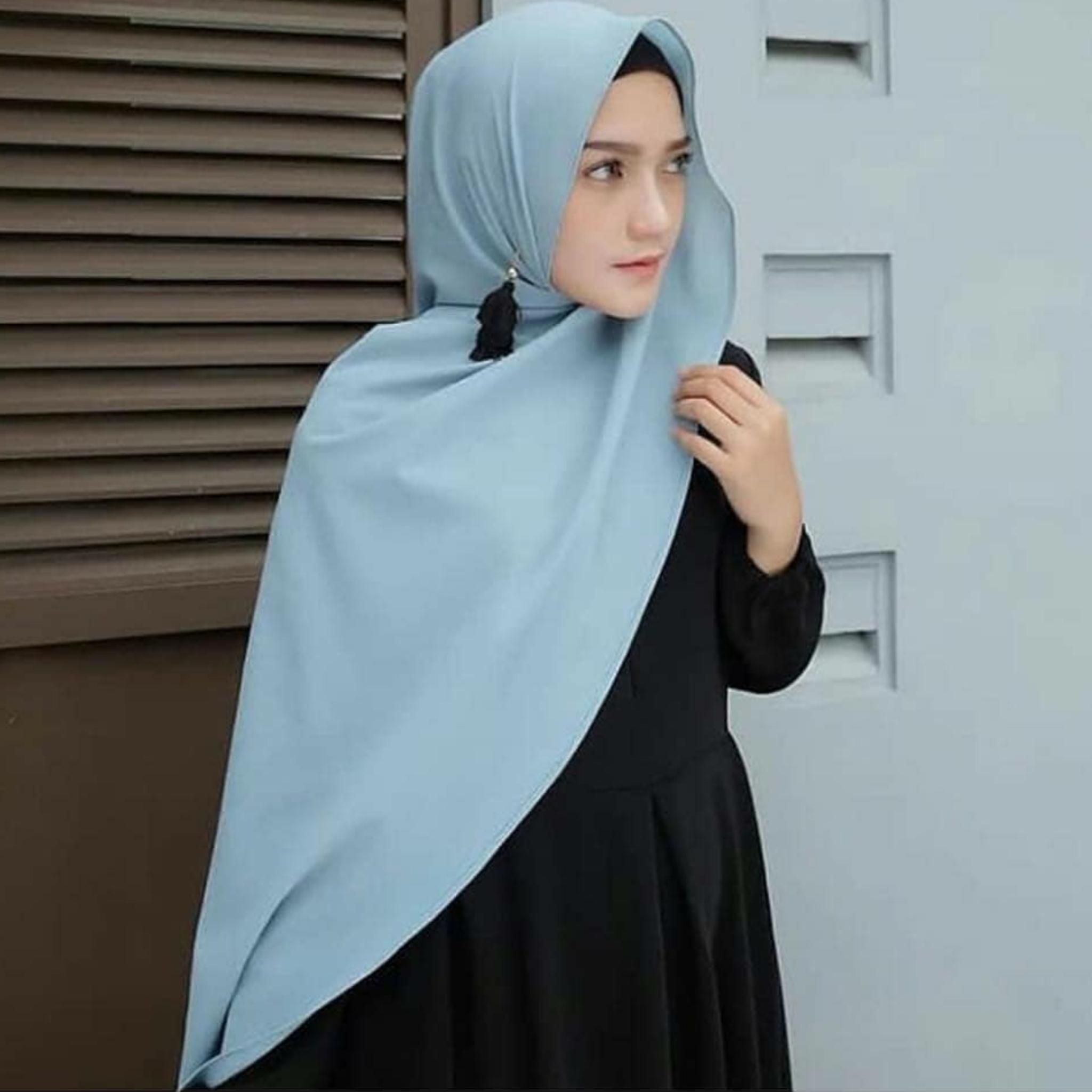 Jilbab Pashmina SABYAN DIAMOND 200x75 Italiano Stretch Panjang