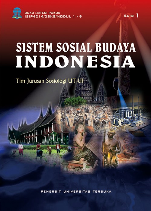 Buku Materi Pokok Sistem Sosial Budaya Indonesia Edisi 1 Tim Jurusan Sosiologi Ut Ui Lazada Indonesia