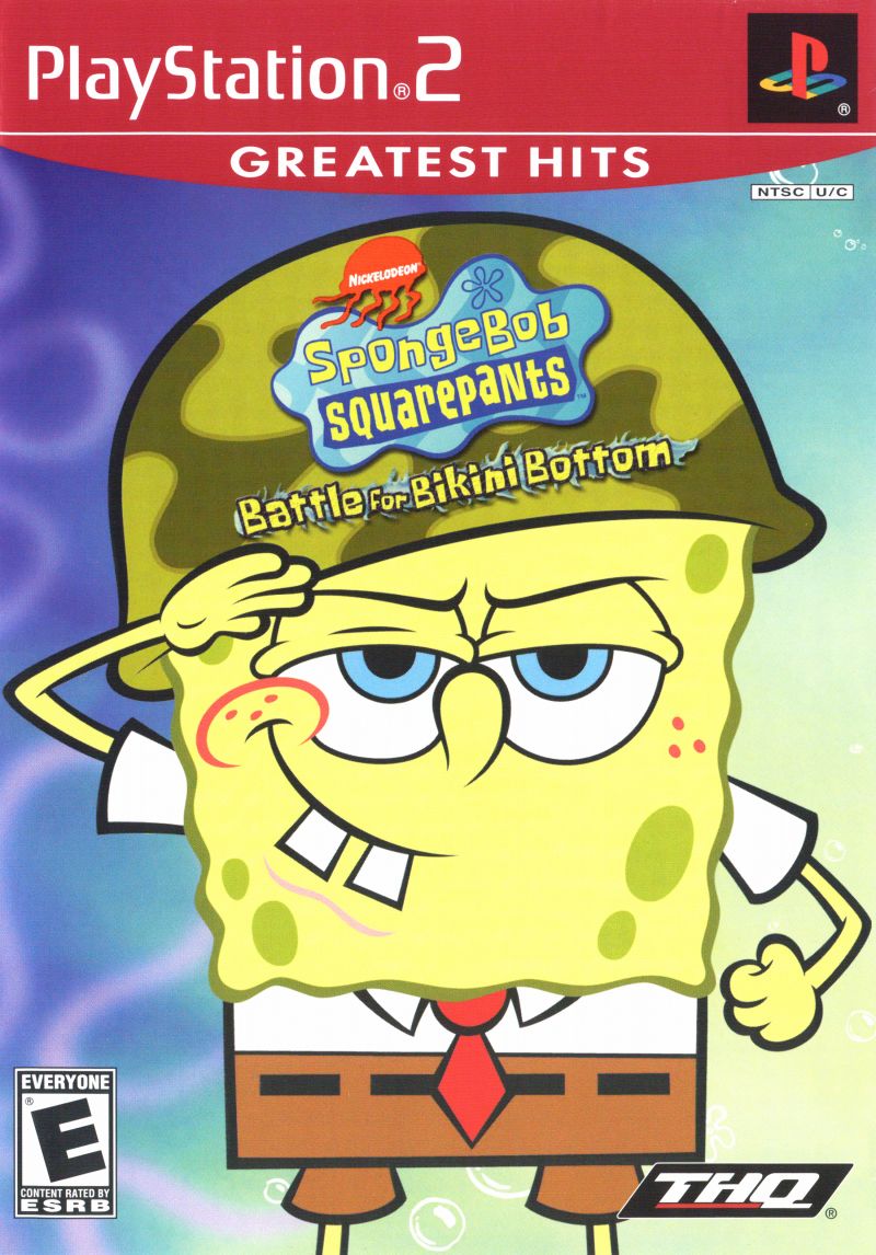 DVD Kaset Game PS2 SpongeBob SquarePants Battle for Bikini Bottom