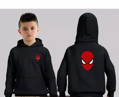 Sweater Anak Spiderman logo / jaket anak spiderman / hoodie anak spiderman