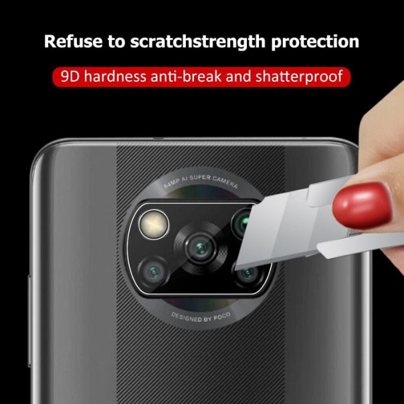 Paket IN Tempered Glass Xiaomi Poco X3 X3 Pro X3 NFC Tg Antigores Kaca  Anti Bluelight Cover Camera Lens Skin Carbon 3D