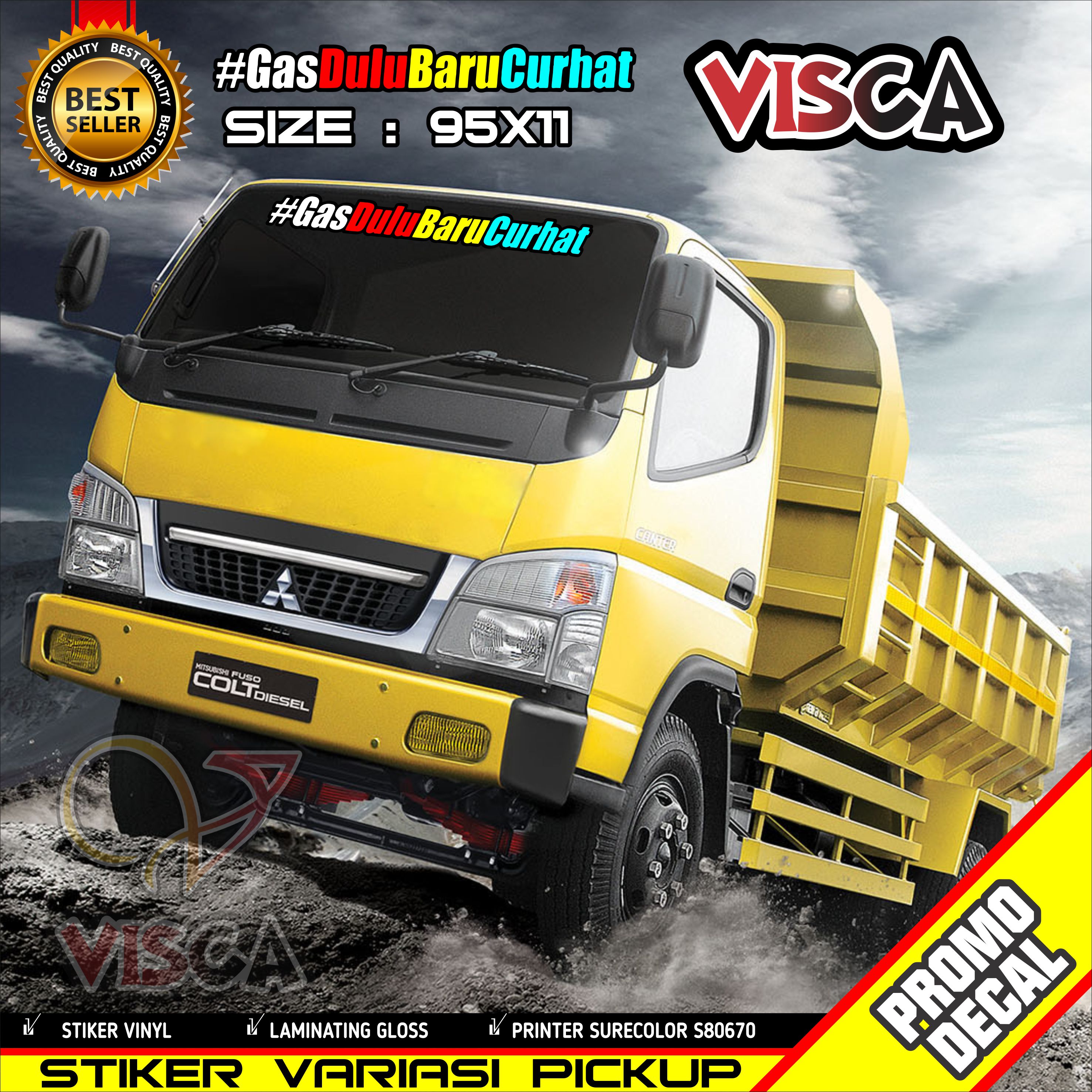 Stiker Buat Mobil Truk Stiker Depan Mobil Truk Stiker Kaca Depan Mobil Truk  Stiker Depan mobil truk Anti Gosip | Lazada Indonesia