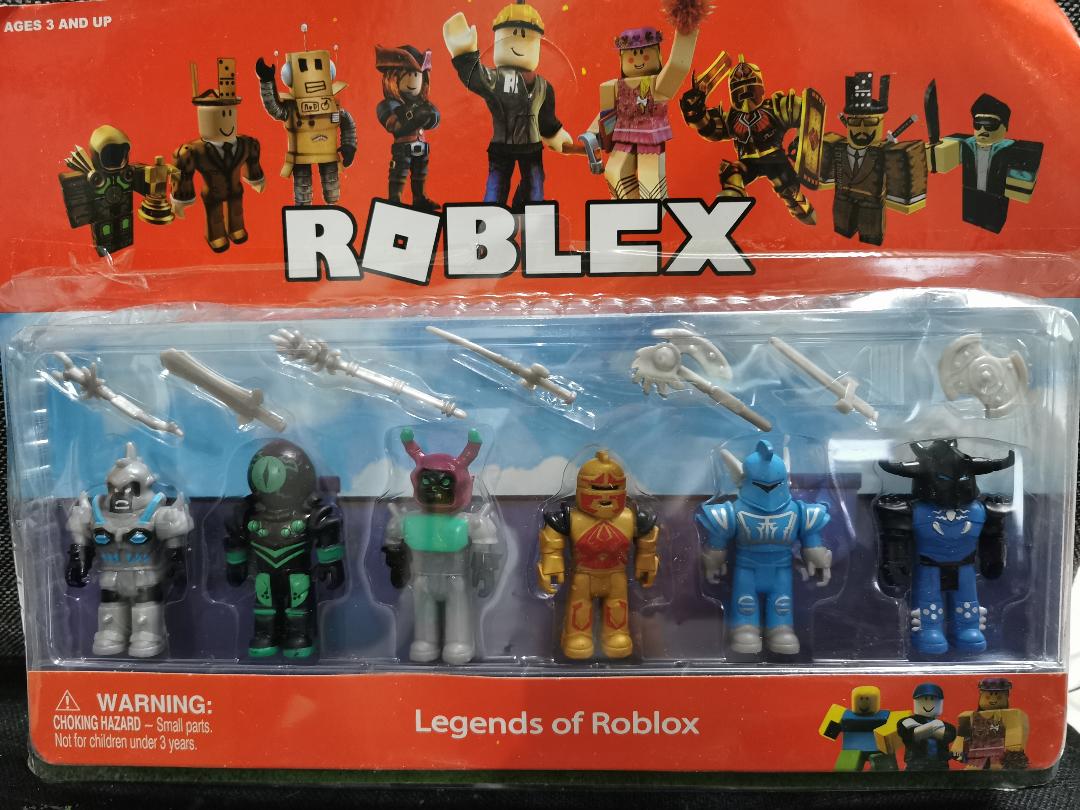 New Legends Of Roblox 6 Piece Set Action Figures Kids Toys 3 Years And ...